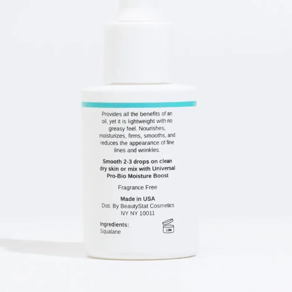 Beauty Stat Universal Moisture Essence All Skins 100% Pure Squalane Beautystat